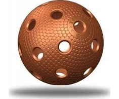 Trix Kamuolys Piłeczka do Unihokeja Floorball Snakeskin IFF Brązowa 72 mm 1szt