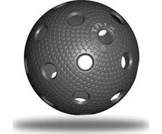 Trix Kamuolys Piłeczka do Unihokeja Floorball Snakeskin IFF Juoda 72 mm 1szt