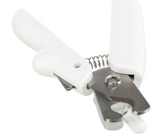 Trixie 23800, Cat, Scissors nail clipper, Plastic, Nerūdijantis plienas, Baltas, 150 mm