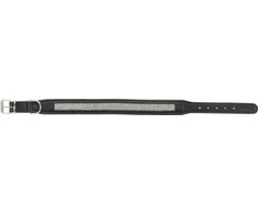 Trixie Active Comfort antkaklis su kalnų krištolais, šunims, juodas, M–L: 44–52 cm/25 mm