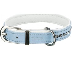 Trixie Active Comfort antkaklis šuniui su kalnų krištolais, šviesiai mėlynas, S: 23–28 cm / 15 mm