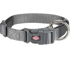 TRIXIE Premium antkaklis, XXS-XS 15-25cm/10mm, grafito