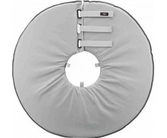TRIXIE Apsauginė apykaklė, poliesteris/putplastis, XL: 60-64 cm/29 cm, pilka