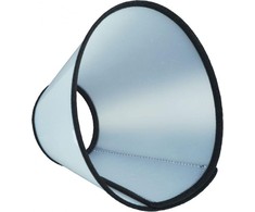 Trixie apsauginė apykaklė plastikinė su lipnia juosta, S – m: 30–37 cm / 14 cm