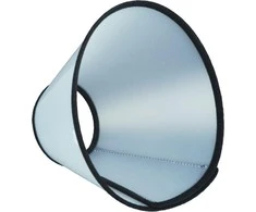 TRIXIE Apsauginė apykaklė apsiūtais kraštais, plastm., M: 36-43 cm/18 cm