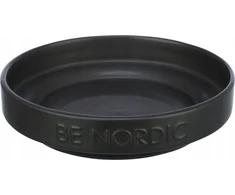 Trixie BE NORDIC, miska, dla kota, juoda, ceramika/guma, 0,3 l/o 16 cm