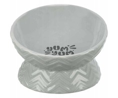 Trixie Dubuo, pakeltas, keraminis, 0,35 l / ø 17 cm, pilkas