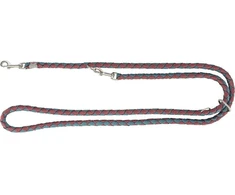 Trixie Cavo, smycz regulowana, šuniui, bordinė/petrol, L–XL: 2.00 m/o 18 mm