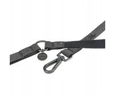 Trixie CityStyle smycz, cotton, juodas, M–L: 1.00 m/20 mm