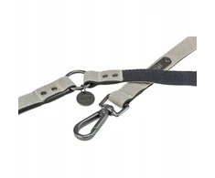 Trixie CityStyle smycz, medvilnė, šviesiai pilkas, M–L: 1.00 m/20 mm