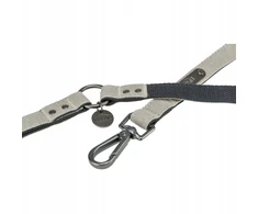 Trixie CityStyle smycz V, šuniui, medvilnė, šviesiai pilkas, M–L: 2.00 m/20 mm