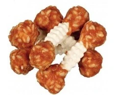 Trixie Denta Fun Chicken Chewing Hantelis, 100 g Skanėstas šuniui