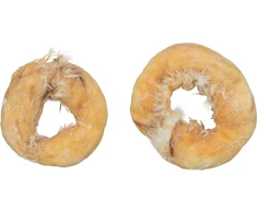 Trixie Denta Fun triušio žiedas šunims su vištienos krūtinėle, palaidas, 9 cm, 50 g, 60 vnt./pak.