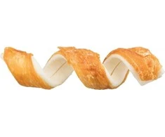 Trixie Denta Fun vištienos Chewing Curl, vištienos krūtinėlė, 15 cm, 35 g, palaidi, 50 vnt / OPAK