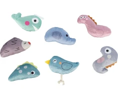 Trixie Dinozaurai ir gyvūnai, katėms, pliušinis, katžolė, 7–9 cm, 8 vnt./pak.