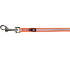 Trixie Lengvas gyvenimas, treniruočių pavadėlis, oranžinė, stumiamoji juosta, M-XL: 10 m / 17 mm, atspindinti
