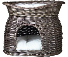 Trixie Wixlin lair su 2 pagalvėmis, 54 × 43 × 37 cm, pilka