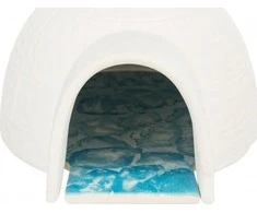 Trixie Igloo su aušalo plokštės, pelėms / chromatai, balta, keramikos, 13x9x15c m