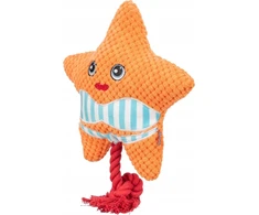 Trixie Rozgwiazda su virvute, žaislas, šuniui, oranžinė, pluszowa, 22 cm