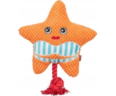 Trixie Rozgwiazda su virvute, žaislas, šuniui, oranžinė, pluszowa, 22 cm