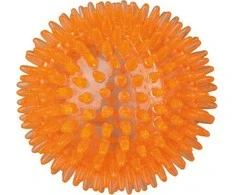 Trixie žaislas šuniui "kamuolys su spygliais", begarsis, TPR, 8 cm