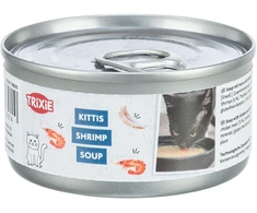 Trixie Kittis Shrimp Soup przysmak zupy, katei, vištiena i krewetki, 4 × 80 g, 4vnt./pakuotė