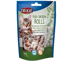 Trixie KRĄŻKI vištiena-lašiša 50 g DLA KOTA