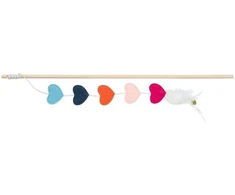 TRIXIE Meškerė su širdelėmis, medis/veltinis, katžolė, 48 cm (pak.4)