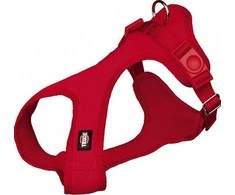 TRIXIE Comfort Soft touring petnešos, XS-S 30-45cm/15mm, raudonos