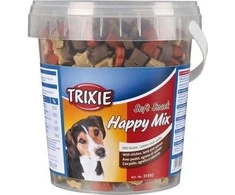 TRIXIE skanėstai šunims, minkštas užkandis Happy mix 500g