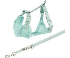 Trixie Minkštos petnešos šuniukams su jaunėliu pavadėliu, 26-34 cm / 10 mm, 2.00 m, mėtų spalva
