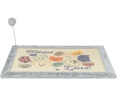 Trixie Mimi draskymo kilimėlis su žaislu katėms, 70 × 45 cm, pilkas