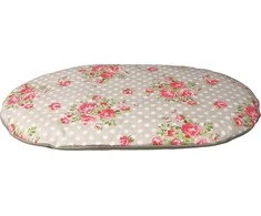 Trixie Rose Cushion, 70 × 47 cm, pilka