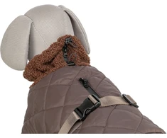 Trixie Minot Sherpa švarkas šunims, M: 45 cm, rudos spalvos (TX-6803204)