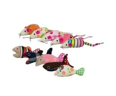 Trixie MICE / FISH PLUSZ 9-12cm (TX -40763)