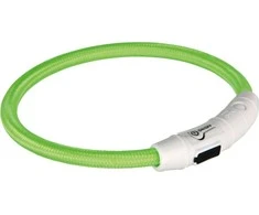 Trixie Per USB pakraunamas šviečiantis žiedas M-L 45 cm, žalios sp