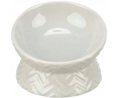 Trixie Pakeltas katės dubuo, keraminis, šviesiai pilkas, 0,15 l / 13 cm