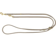 Trixie Pavadėlis Pure, šunims, odinis, XS–S: 2 m/10 mm, šviesiai pilka