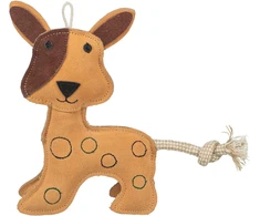 Trixie Stovintis šuo, šunims, odinis, 25 cm, ruda