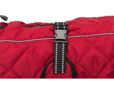 Trixie Coat Minot, S: 33 cm: 32-50 cm, raudona