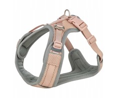 Trixie Premium FlexMesh petnešos, rožinės, S–M: 48–69 cm / 20 mm, tinka mopsams ir buldogams