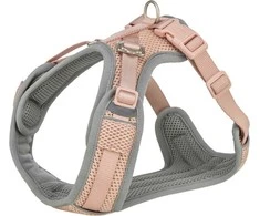 „Trixie Premium FlexMesh“ petnešos, rožinės, ilgis: 63–92 cm / 25 mm, tinka mopsams ir buldogams