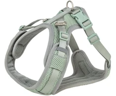 Trixie Premium FlexMesh petnešos, sage, M: 58–80 cm / 20 mm, tinka mopsams ir buldogams