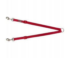 Trixie Premium, rozdzielacz, do smyczy, taśma, raudona, M–L: 40–70 cm/20 mm