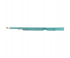Trixie Premium, smycz regulowana, šuniui, dvipusė, taśma, aqua, XS: 2.00 m/10 mm