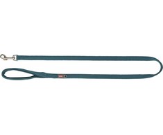 Trixie Premium smycz šuniui taśma petrol M–L: 1.00 m/20 mm