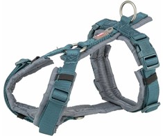 Trixie premium trekking szelki šuniui petrol/grafit XL: 80–97 cm/25 mm