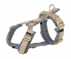 Trixie Premium trekking szelki šuniui smėlio/grafito S–M: 44–53 cm/20 mm