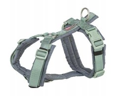 Trixie Premium trekking szelki šuniui szałwiowy/grafito M: 53–64 cm/20 mm