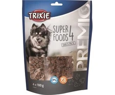 TRIXIE PREMIO 4 Superfoods, vištiena/antiena/jautiena/ėriena, 4x100 g